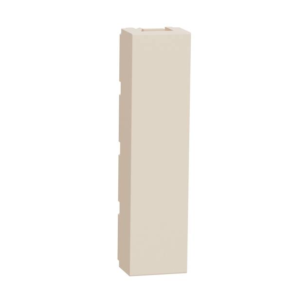 Blind cover plate, New Unica, 0.5 module, beige - 1