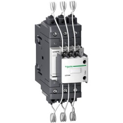 Capacitor contactor, TeSys D, 40 kVAR at 400 V/50 Hz, coil 220 V AC 50/60 Hz - Schneider Electric