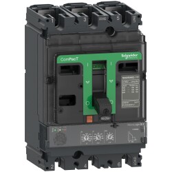Circuit breaker, ComPacT NSX100F, 36kA/415VAC, 3 poles, MicroLogic 2.2 trip unit 100A - Schneider Electric