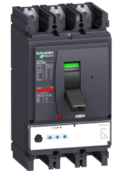 circuit breaker ComPact NSX400N, 50 kA at 415 VAC, MicroLogic 2.3 trip unit 400 A, 3 poles 3d - Schneider Electric