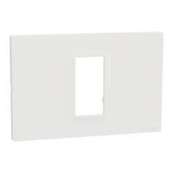 Cover frame, Miluz E, 1 gang, white - Schneider Electric