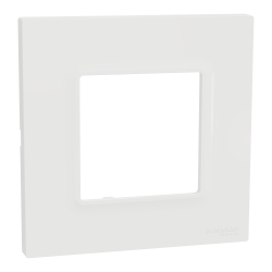 Cover frame, Miluz E, 2 gang, white - Schneider Electric