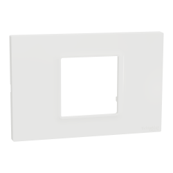 Cover frame, Miluz E, 2 gang, white - Schneider Electric