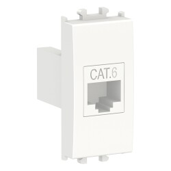 شنايدر الكتريك ايزي ستايل بريزة داتا CAT 6 أبيض - Schneider Electric