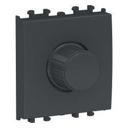 Easy Styl - تحكم في مستوى الصوت - وحدة 1، 50 وات - أسود - Schneider Electric