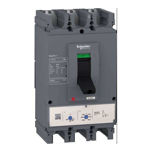 Easypact CVS - CVS630F TM500D circuit breaker - 3P/3d - 1