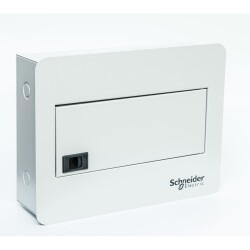 Horizontal metal distribution board, Easy9, 1 row, 8 ways - Schneider Electric