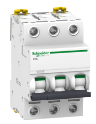 Miniature circuit-breaker, Acti9 iK60N, 3P, 63 A, C curve, 6000 A - Schneider Electric