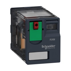 Miniature plug-in relay, 10 A, 3 CO, 230 V AC - Schneider Electric