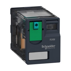 Miniature plug-in relay, 6 A, 4 CO, 24 V DC - Schneider Electric