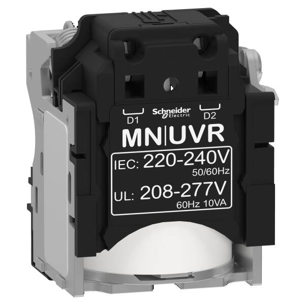 MN undervoltage release, ComPact NSX, rated voltage 220/240 VAC 50/60 Hz, 208/277 VAC 60 Hz - 1