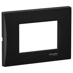 Modular frame mode, 3M, metallic black - Schneider Electric