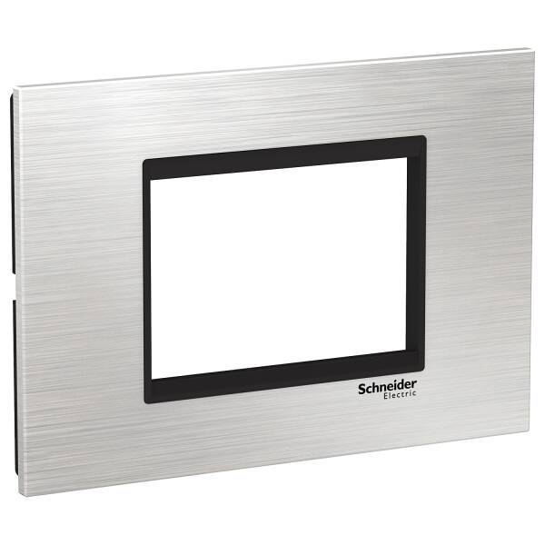 Modular inox frame: silver/black, 3M - 1