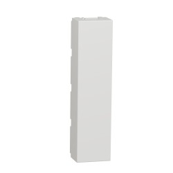 New Unica - 2 x blind cover - 1/2 module - white - Schneider Electric