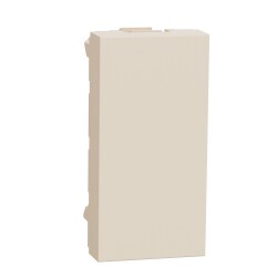 New Unica - blind cover - 1 module - beige - Schneider Electric