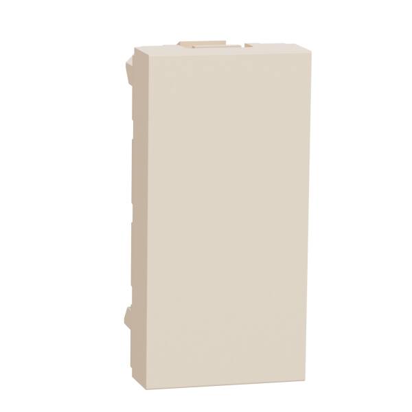 New Unica - blind cover - 1 module - beige - 1