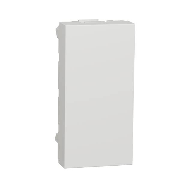 New Unica - blind cover - 1 module - white - 1