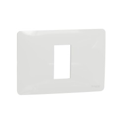 New Unica - cover frame - 1 gang - 1 module - white - Schneider Electric