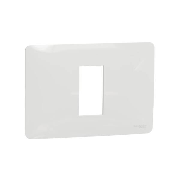 New Unica - cover frame - 1 gang - 1 module - white - 1