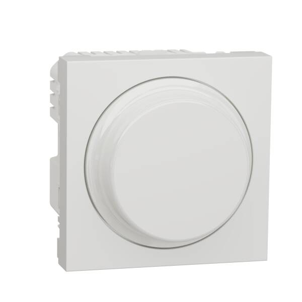 New Unica - dimmer - rotary push type - white - 1