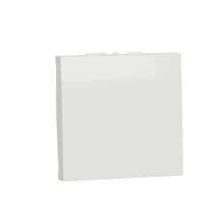 New Unica - One-way switch 16A screws 2modules white - Schneider Electric