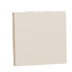 One way switch, New Unica, 16 A, 2 modules, beige - Schneider Electric