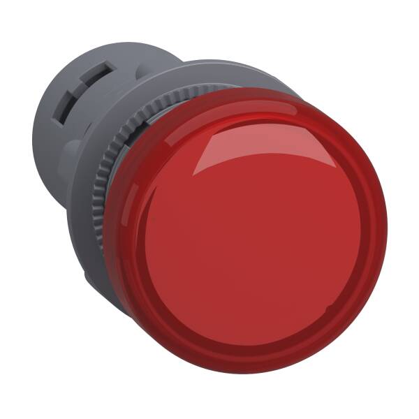 Pilot light, plastic, red, Ø 22 mm, with integral LED, 24 V AC/DC - 1