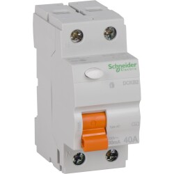 residual current circuit breaker - 2 poles - 40 A - class AC 30 mA - Schneider Electric