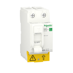 Residual current circuit breaker (RCCB), Resi9, 2P, 40A, AC type, 30mA - Schneider Electric