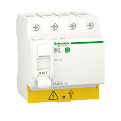Residual current circuit breaker (RCCB), Resi9, 4P, 63A, AC type, 30mA - Schneider Electric