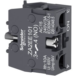 Single contact block for head Ø22, 1 NO - Schneider Electric