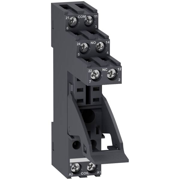 Socket, separate contact, 5 A, relay type RXG2, screw connector, 250 V AC - 1