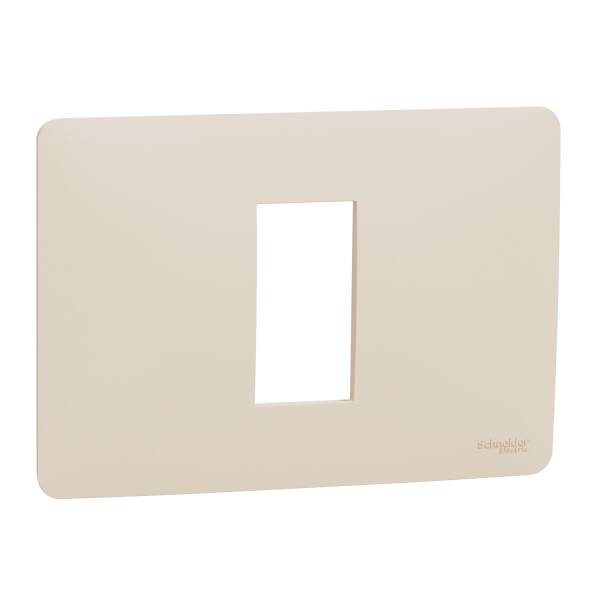 Studio cover frame, New Unica, 1 module, beige - 1