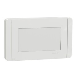 Studio cover frame, New Unica, 4 module, IP55, white - Schneider Electric