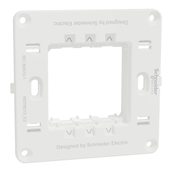 Supporting Frame, Miluz E, 2 gang, white - Schneider Electric