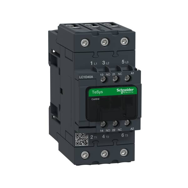 TeSys D contactor - 3P(3 NO) - AC-3 - <= 440 V 40 A - 220 V AC 50/60 Hz coil - 1