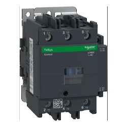 TeSys D contactor - 3P(3 NO) - AC-3 - <= 440 V 95 A - 220 V AC 50/60 Hz coil - Schneider Electric