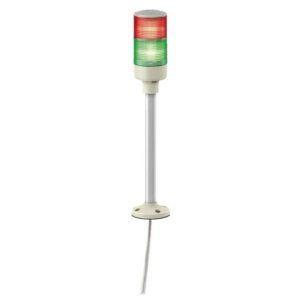 Tower Light - RG - 24V - LED - W.Buzzer - Tube mounting with fixing plate - 1