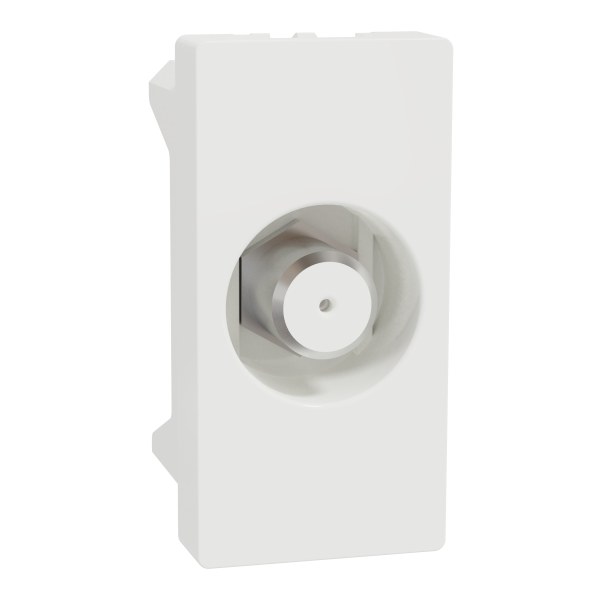 TV Outlet, Miluz E, F-type, mechanism, white - 1